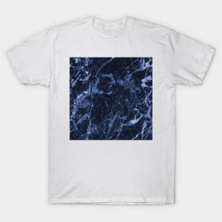 Dark indigo marble T-Shirt